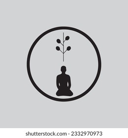 Yoga-Schwarz-Symbol, Vektorsymbol
