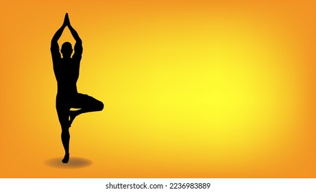 Yoga body for mind relaxation and flexibility