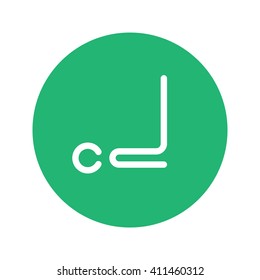 yoga button symbol icon circle green for website banner logo