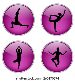 yoga buttons