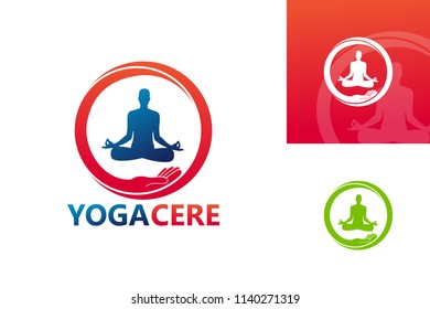 Yoga Care Logo Template Design Vector, Emblem, Design Concept, Creative Symbol, Icon