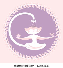 yoga cat