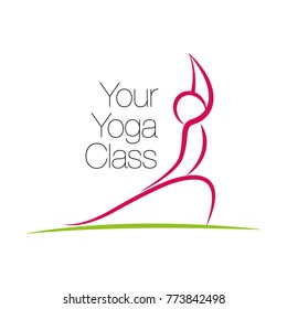 Yoga Class Logo - vwctor template