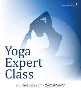 Yoga Class social media background template