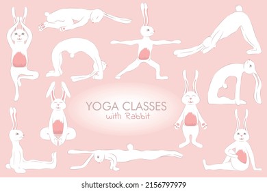 Yoga woodland animals