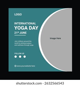Yoga Day Social Media Post Design