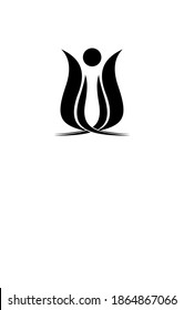 yoga design concept icon