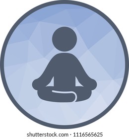 Yoga exercise Icon