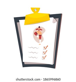 Yoga exercise schedule. Exercises for stress relief and relaxation. Flat vector illustration.