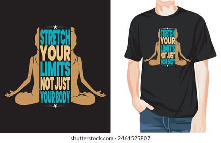 Yoga exercise t shirt design, Exercise tshirt design, yoga tshirt 2024, Typography Yoga T Shirt, Trendy Gym T Shirt