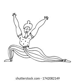 Yoga exercises. Sport life. Yoga asanas.