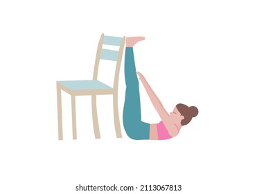 Yoga Exercises that can be done at-home using a sturdy chair.
chair yoga benefits of better breathing habits, stress reduction, better sleep. with standing forward fold posture.