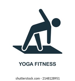Yoga Fitness icon. Simple element from yoga collection. Creative Yoga Fitness icon for web design, templates, infographics and more