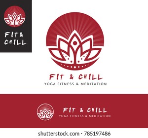 Yoga Fitness Logo / Icon