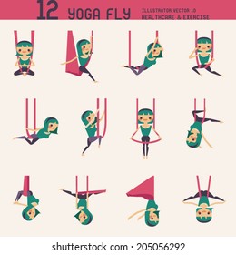 Yoga fly set 