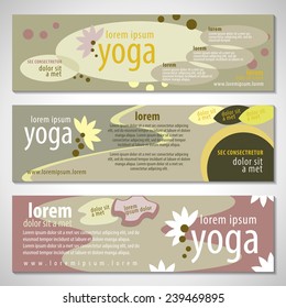 Yoga Flyer Template - Vector Illustration, Graphic Design, Editable For Your Design