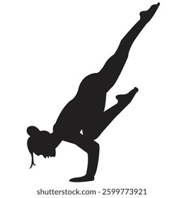 Yoga forward stock image photo vector art silhouette template background
