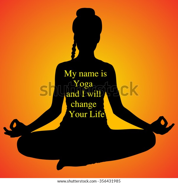 Yoga Girl Sitting Ardha Padmasana Half Stock Vector (Royalty Free ...