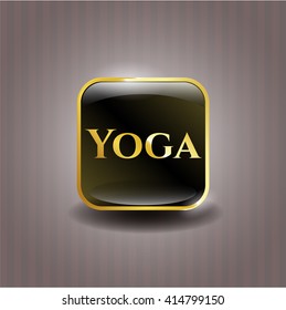 Yoga gold emblem