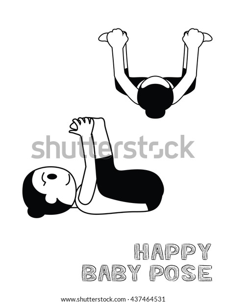 Yoga Happy Baby Position