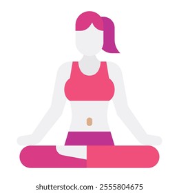 Yoga Hobby object icon illustration