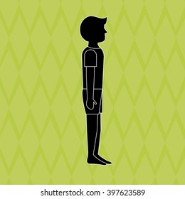 Yoga icon design, vector illustration