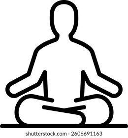 Yoga Icon Element For Design