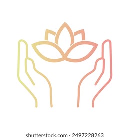 Yoga Icon Healthy lifestyle Vector illustration