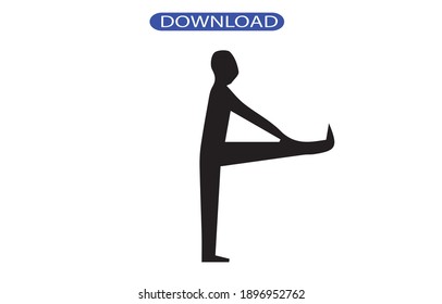 yoga icon or logo isolated sign symbol vector illustration - high quality black style vector icons.