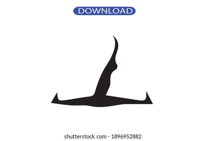 yoga icon or logo isolated sign symbol vector illustration - high quality black style vector icons.