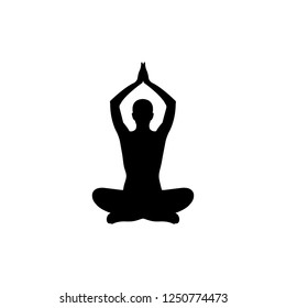 logo design of people doing yoga symbol icon illustration vector 10812815  Vector Art at Vecteezy