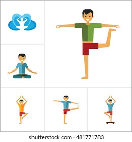 Yoga Icon Set