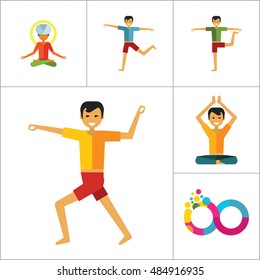 Yoga Icon Set