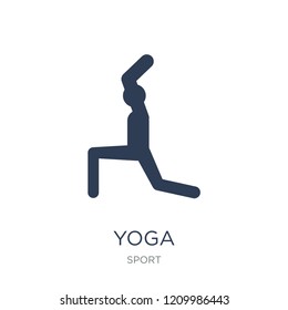 Yoga icon. Trendy flat vector Yoga icon on white background from sport collection, vector illustration can be use for web and mobile, eps10