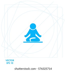 Yoga  icon Vector design.