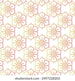 Yoga Icons pattern background Vector illustration