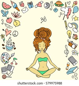 Yoga illustration