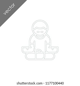 yoga instructor icon
