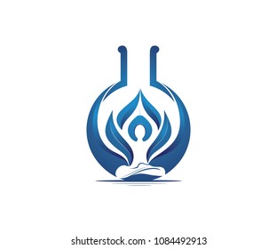 Yoga and lab logo