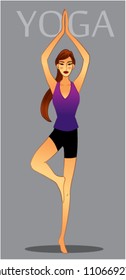 yoga lady
