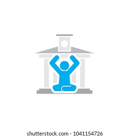 Yoga Law Firm Logo Icon Design