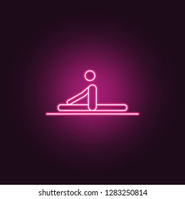 Yoga for leg icon. Element of medicine physiotherapy of legs icon for mobile concept and web apps. Thin line Yoga for leg icon can be used for web and mobile