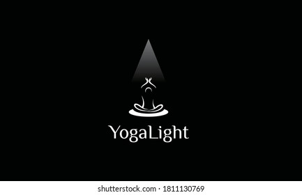 Yoga Light Vector Logo Design Inspirations