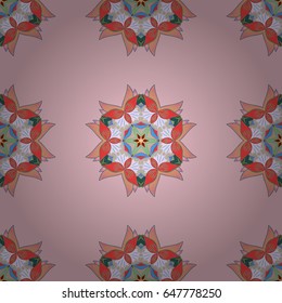 Yoga logo, background for meditation poster. Oriental flourish vector. Colorful mandala. Anti-stress mandala. Decorative colored round ornament. Indian flower mandala.