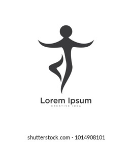 yoga logo design