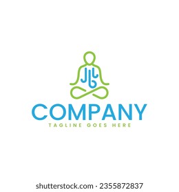 Yoga logo design with breathing concept. It will be best for a healthcare, yoga company.