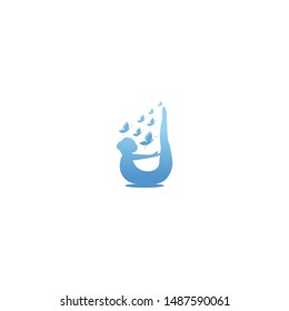 Yoga Logo Design Concept Template