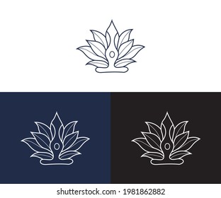 Diseño del logo de Yoga Creativo y Moderno