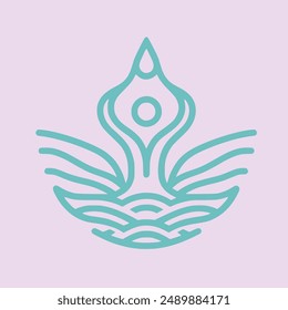 yoga logo design inspiration, body care, idea, health logo, wellness brand, design, gym, harmony, fitness, illustration, lotus, pilates