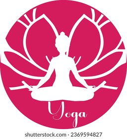 yoga logo design , minimalist modern and text yoga logo 